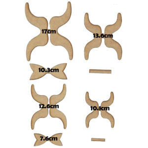 Molde para moños Modelo 16