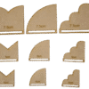 Combo de 5 moldes para moños – Modelos 3, 52, 77, 78 y 79 - Imagen 4